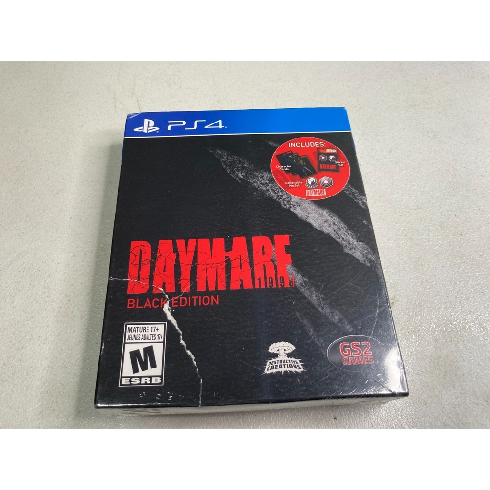 Daymare 1998 Black Edition Playstation 4 Survival Horror Game PS4